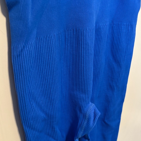 Blue Sleeveless Jumpsuit - Picture 6 of 6